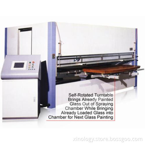 Gun Spray Glass Painting Machine